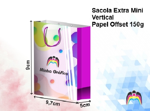 Sacola Extra Mini - Vertical