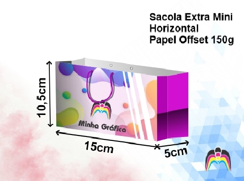 Sacola Extra Mini - Horizontal